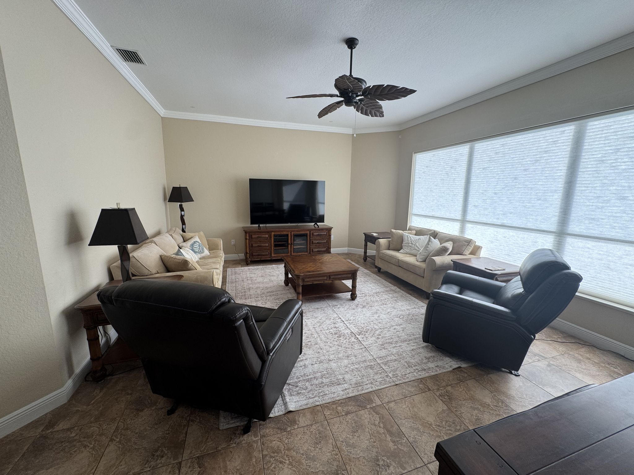 Family room interior painting